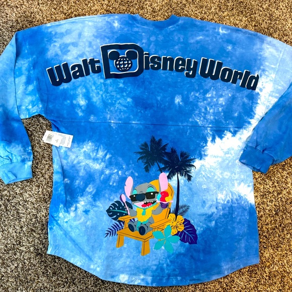 NWT Disney Stitch Ocean Waves Spirit Jersey Med - Picture 1 of 9